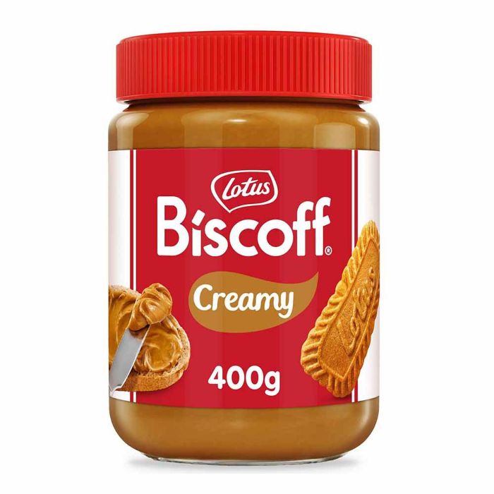 Mostrar detalhes de Pasta de Biscoitos Caramelizados Lotus Biscoff 400g - Aurora Imagem de Pasta de Biscoitos Caramelizados Lotus Biscoff 400g - Aurora